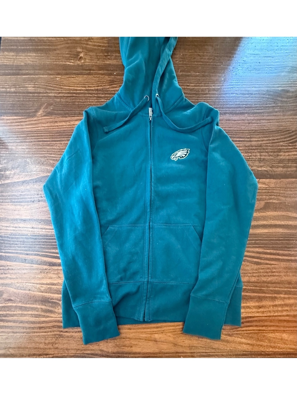 Antigua Women's Medium Philadelphia Eagles Full Zip Hoodie Sweatshirt